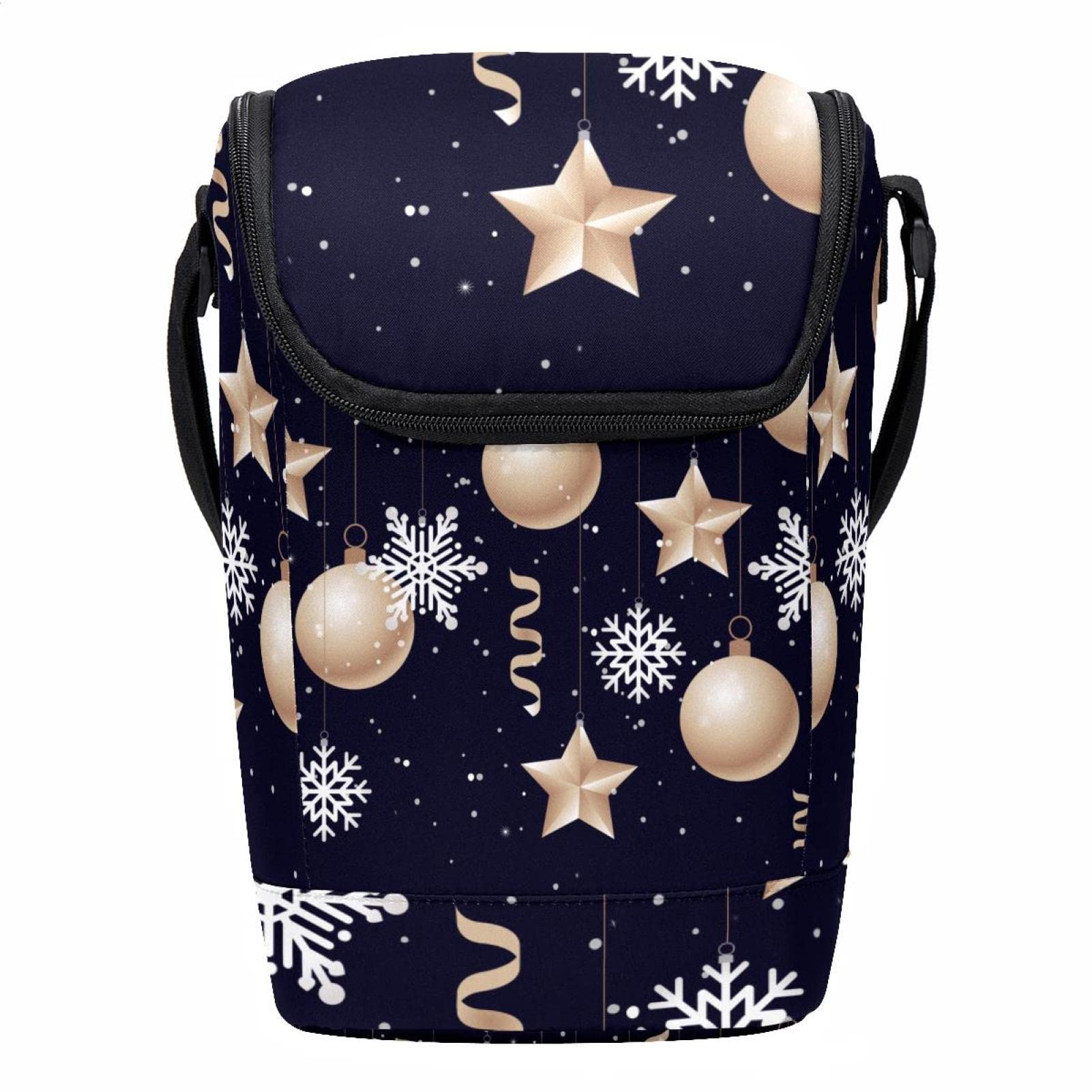 Bolsa de almuerzo de copos de nieve para llevar tu comida al trabajo o picnic