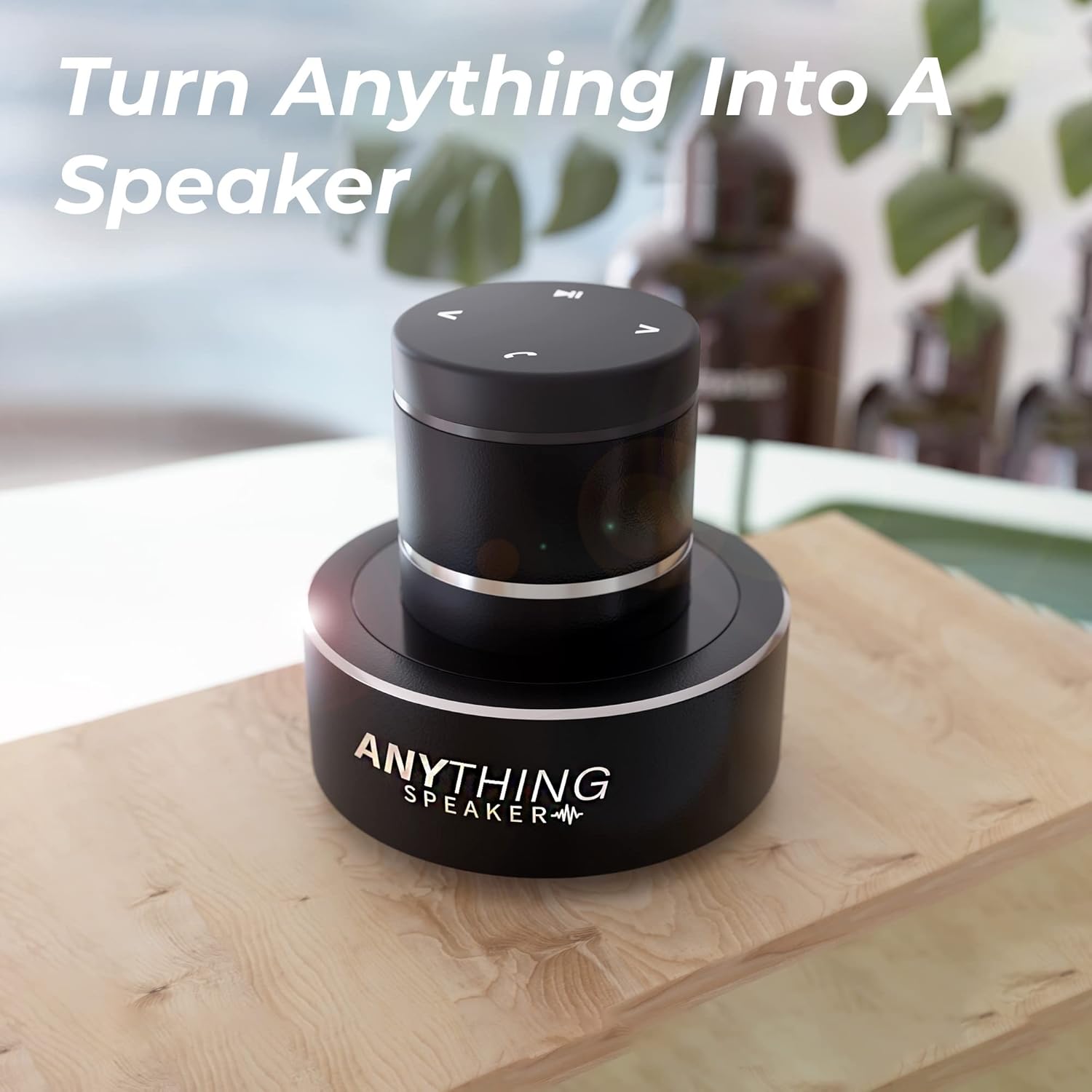 Anything Speaker PRO - Turn Anything Into A Speaker - Mini Bluetooth Travel Speaker - Bone Conduction Vibration - Image 2
