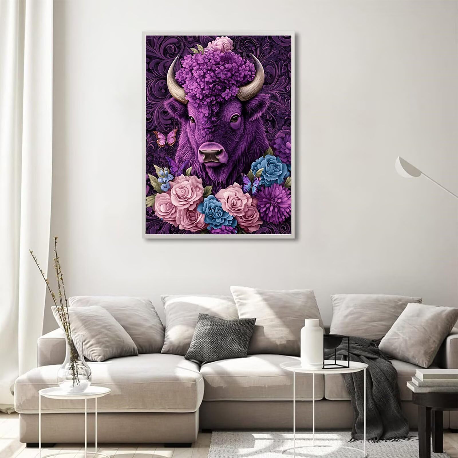 Model 687 diamentowy obraz z motywem kwiatowym, 80 x 120 cm, pełne wiertło, diamenty, dla dzieci, dla początkujących, zestaw do majsterkowania, zestaw do majsterkowania, dla dorosłych, kreatywny