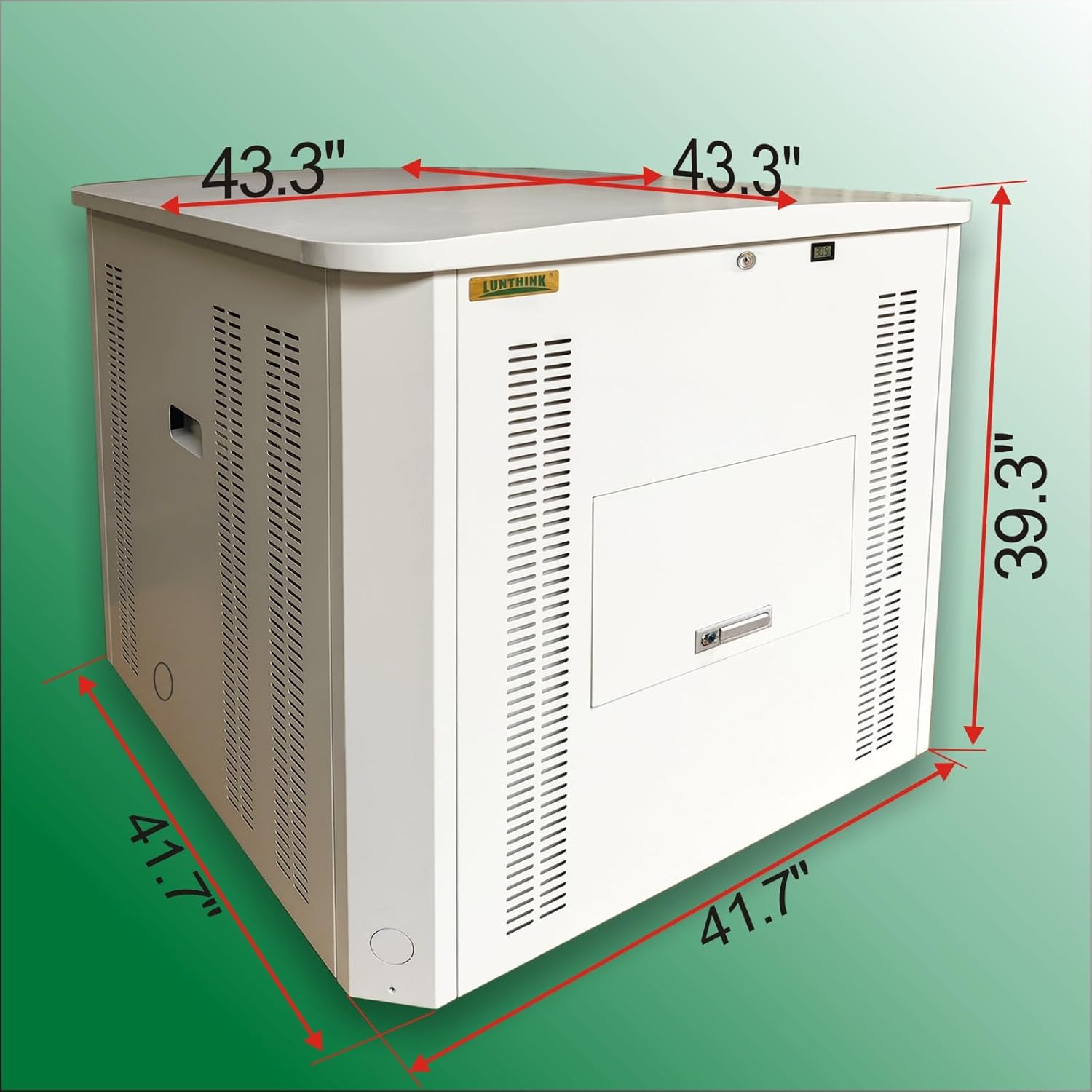 Generator Box, Generator Quiet Box Interior Space: 39.4" x 35" x 35.5"，with Ventilation, Heat Dissipation and Impact Resistance