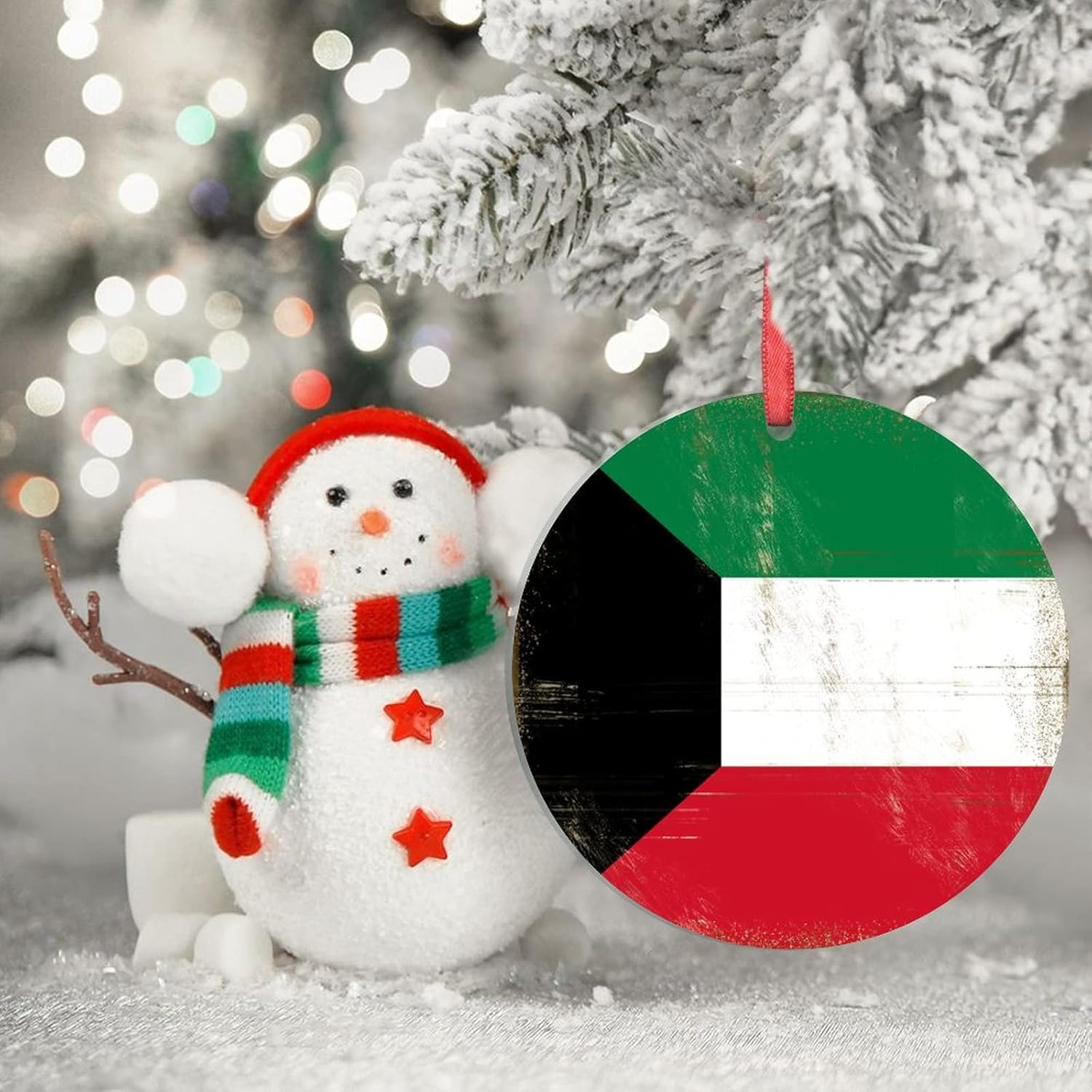 Buy Kuwait Christmas Ornaments Kuwait Flag Christmas Tree Ornaments