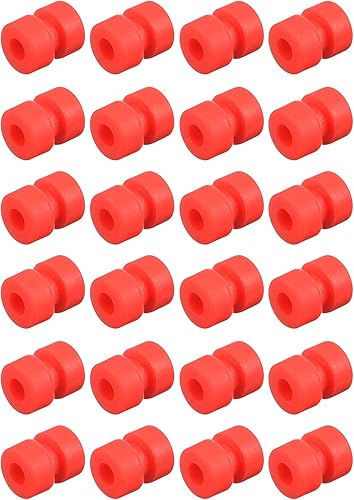 Miniatura 7 de MECCANIXITY Bolas de goma antivibración RC para control remoto F4 F7 controlador de vuelo M3x6.0.236 in bolas de absorción de impactos (rojo),