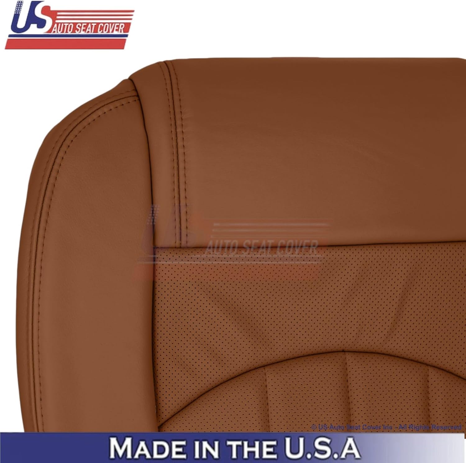 2015-2017 fits Chevy Traverse Genuine Leather Perf. Front Seat Covers Saddle Up (Placement on Vehicle:Driver and Passenger Top and Bottom;)