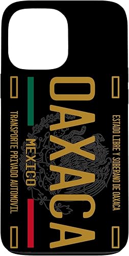 Funda para iPhone 13 Pro Max Oaxaca Oaxaca para placa de matrícula