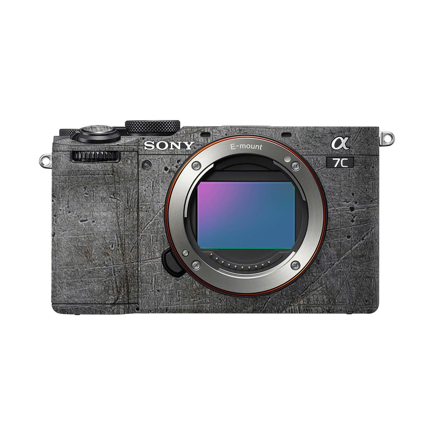 Camera Skin Compatible with Sony A7C Mark II (2023) - Scratched Up - Premium 3M Vinyl Protective Wrap Decal Cover - Easy to Apply | Crafted in the USA by MightySkins