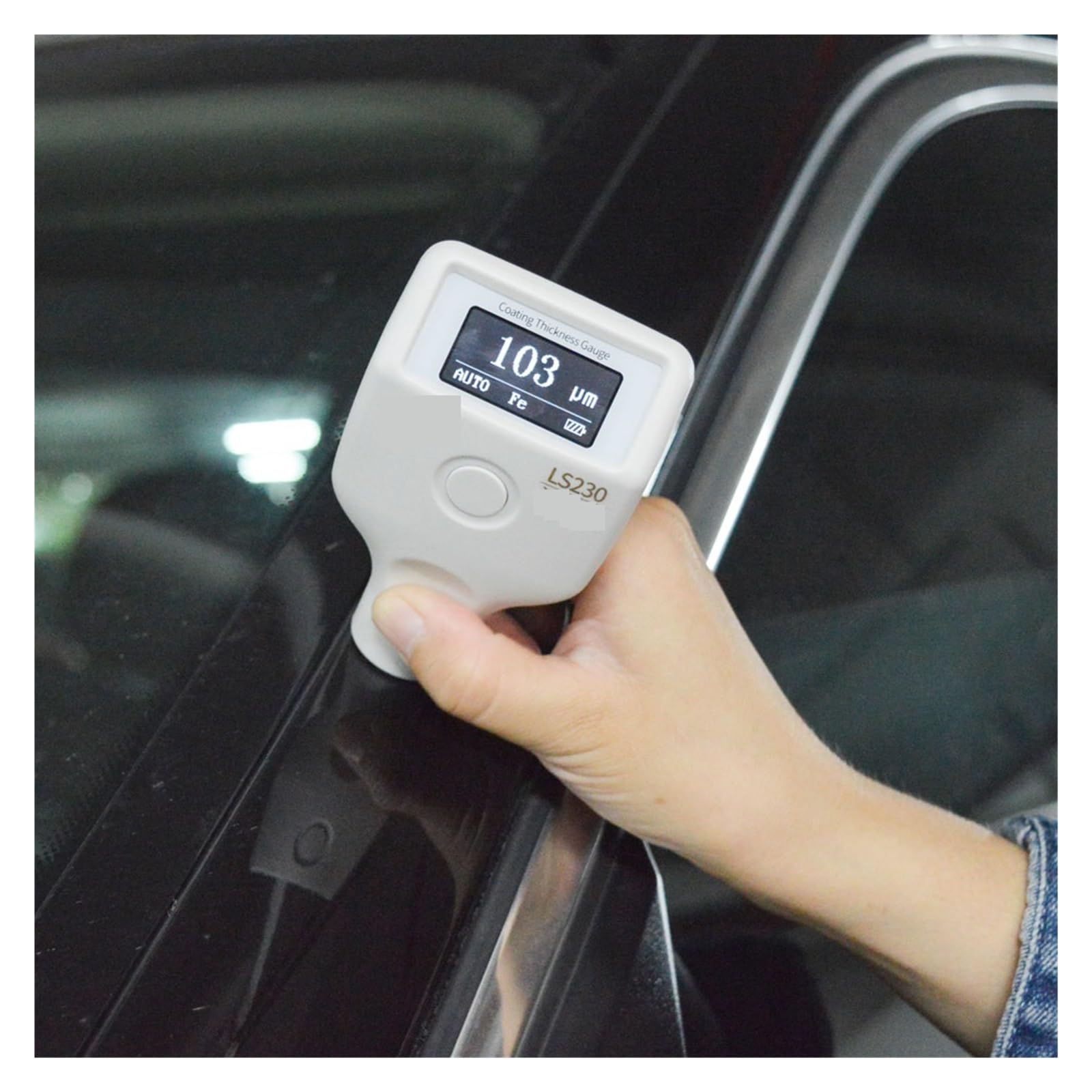 Miernik grubości farby, Miernik lakieru samochodowego LS230 LS232 Miernik grubości powłoki Automotive Odporność na niskie temperatury(LS230 Single OLED)