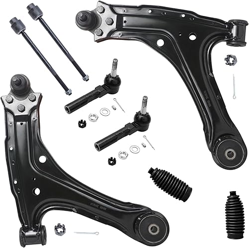 Miniatura 171 de Detroit Axle - Kit de suspensión delantera de 8 piezas para Toyota Sienna 2004-2010, brazos de control inferiores con rótulas interiores exteriores