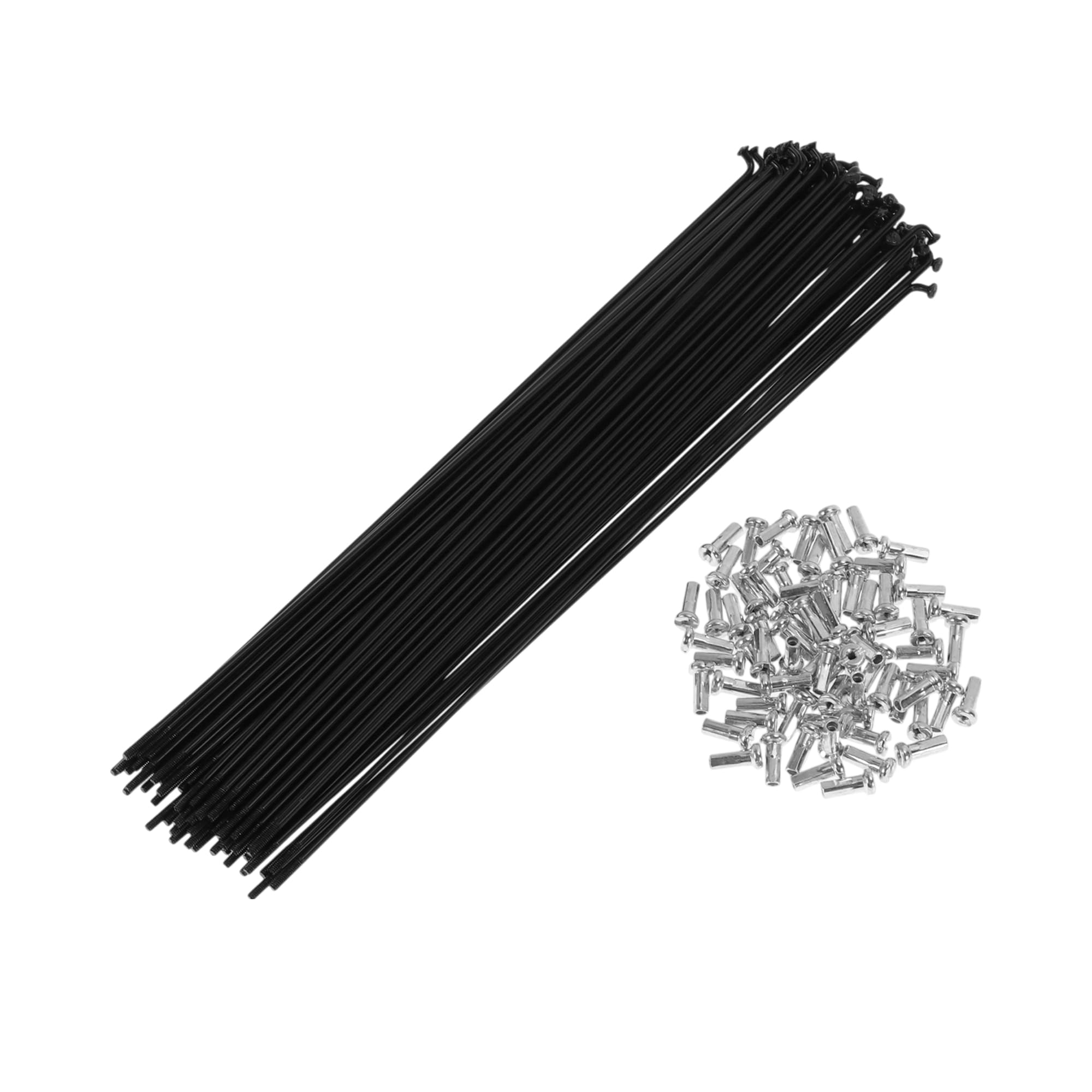 TUCKBOLD 72 Set 14G Bicycle Spoke 229mm Bike Wheel Spoke Carbon Steel Black โ image 1