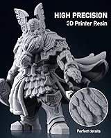 Vista 3 de SUNLU 1000G de resina tipo ABS para impresora 3D, fotopolímero de curado UV de 405 nm de rápido secado para impresoras 3D LCD/DLP/SLA de 2K 4K 6K