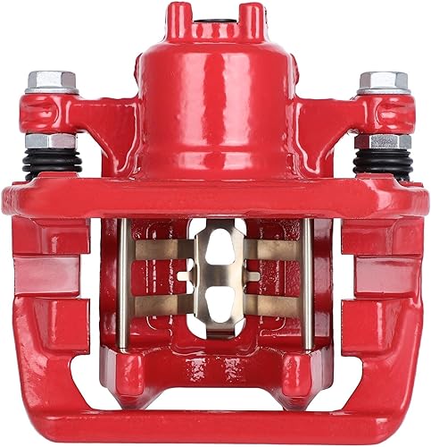 Miniatura 2 de SCITOO Pinza de freno trasera derecha con soporte 19B6887 rojo compatible para Acura RDX 2013-2018 para Honda Crosstour 2012-2015 para Honda CR-V
