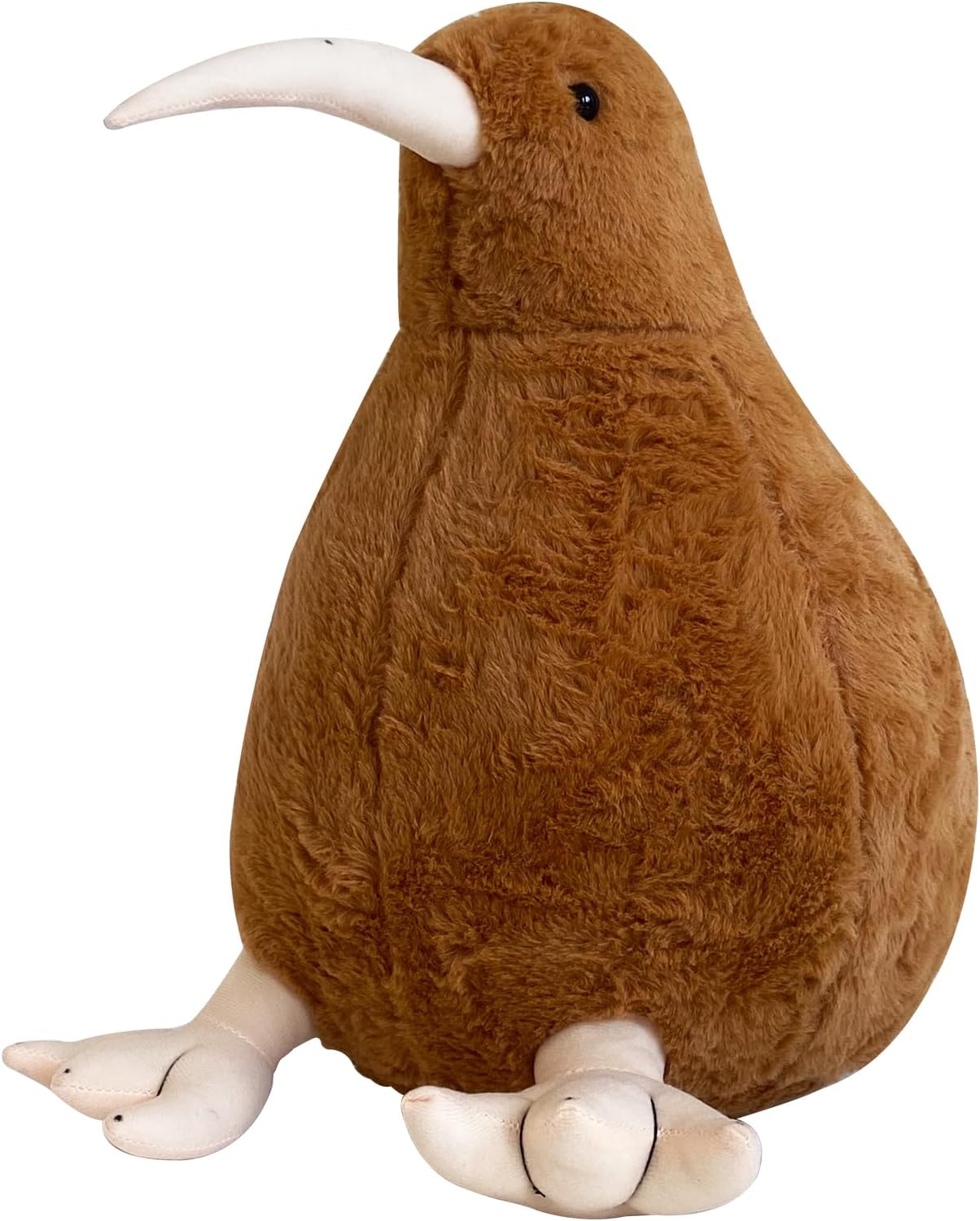 Kiwi Bird Plush Toy, Stuffed Animal Furry Kiwi Plushie Toy, Soft Fluffy Like Real Bird Hugging Toy- 8 inches(20cm)