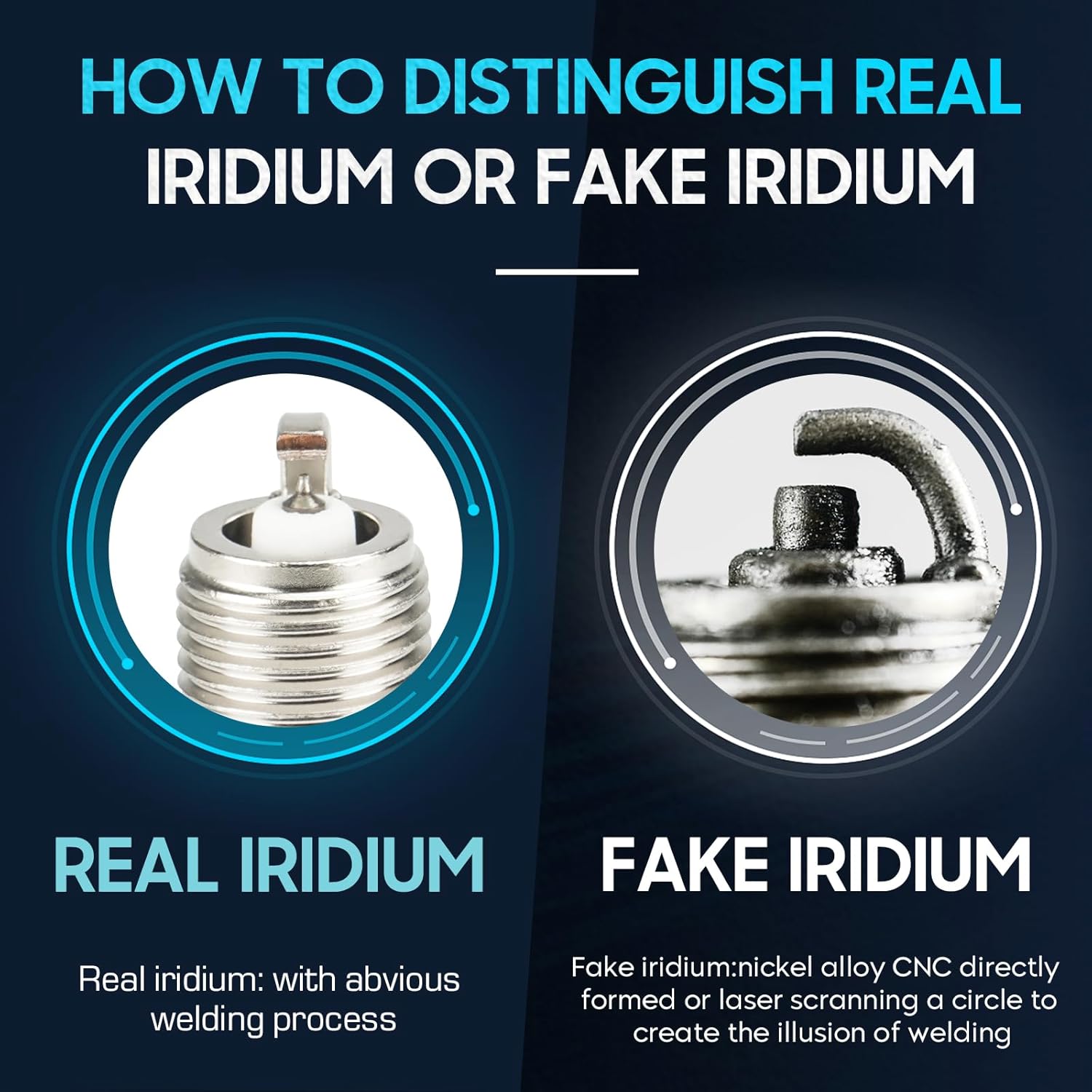 6PCS Ignition Coil Pack with 6PCS Iridium Spark Plug Compatible with Honda Accord Odyssey Acura CL TL 3.0L 3.2L 3.5L, Replaces UF242 C-511 C1221 C1462, Blue