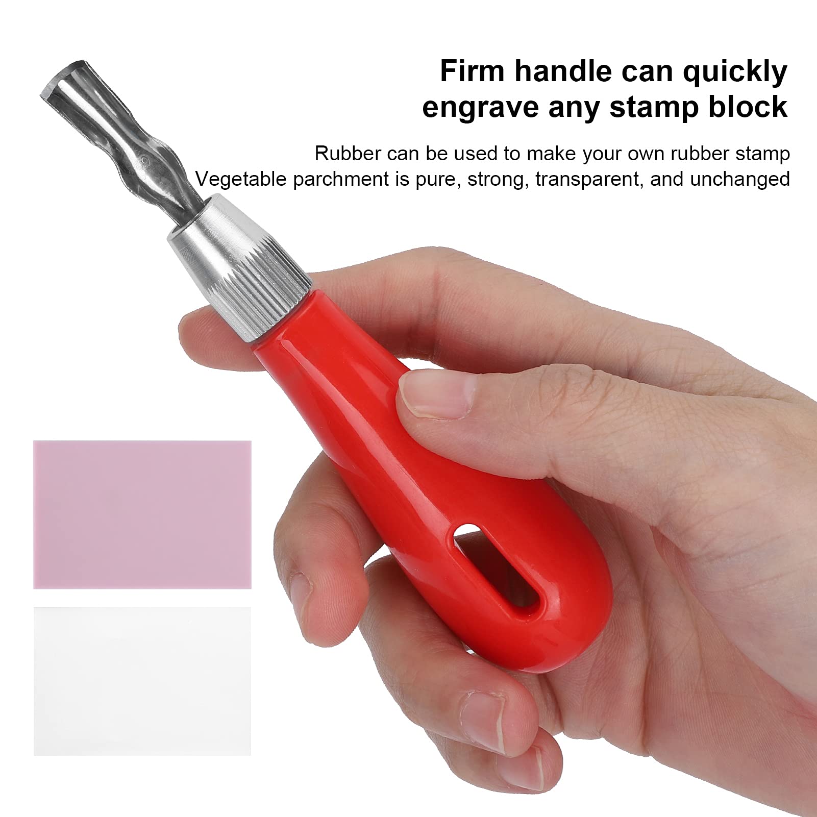 Kit per intaglio della gomma Set per la creazione di blocchi di timbri Incisione Stampa Artigianato con strumenti di taglierina Kit per la creazione di timbri Blocchi