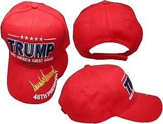 Trump Make America Great Again 2020 Signature 45th President Red Hat Cap