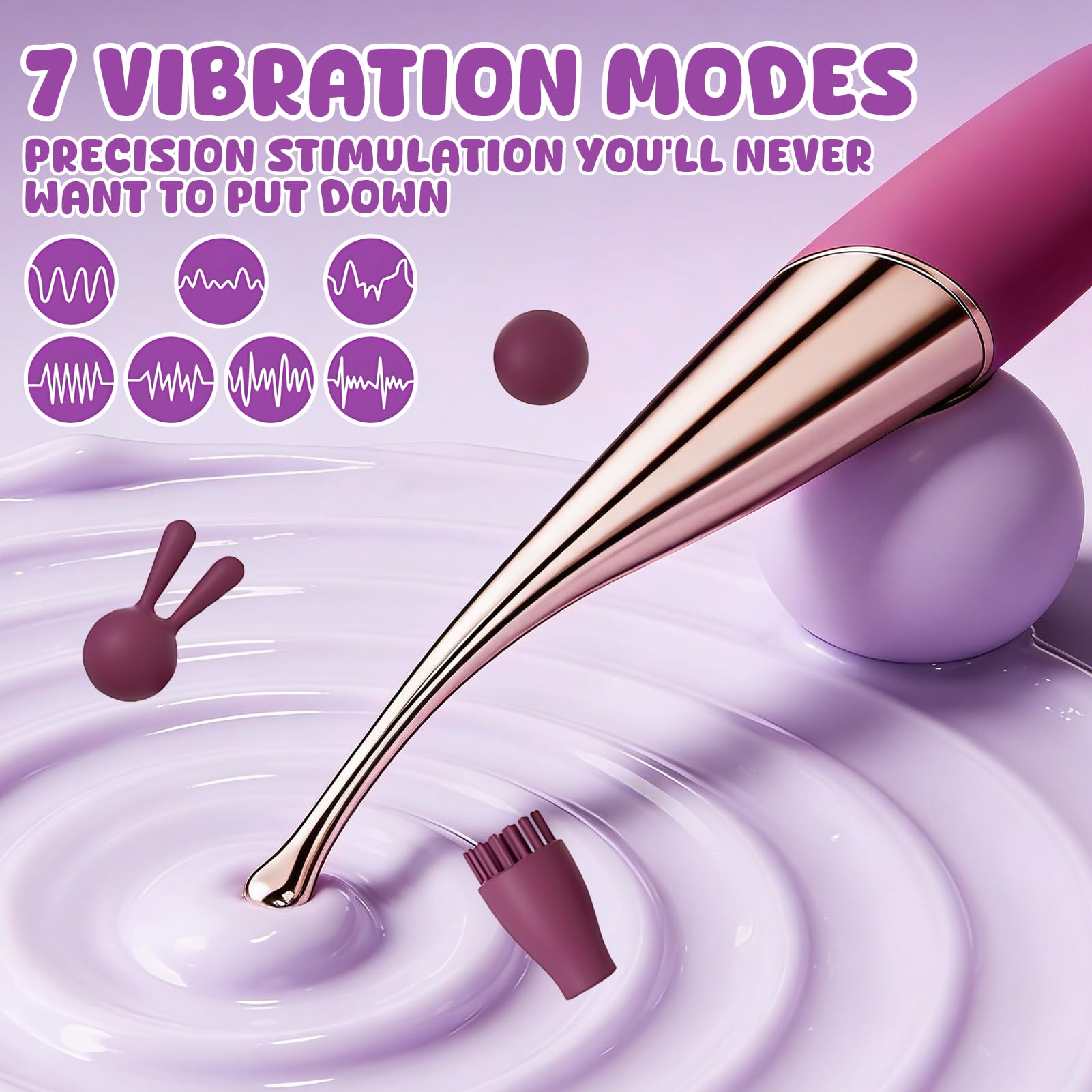 Vibratoreper Donna Professionale Succhia Clitoride 7 Modalità Sexytoysys Coppia Sex toys Vibratoreper Donna Wireless,Massaggiatore Vibrante 4 in 1