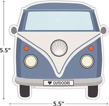Teacher Created Resources Moving Mountains Road Trip Camper Vans Accents (TCR9238)