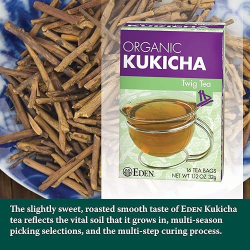 Miniatura 7 de Eden Té orgánico Kukicha Twig, 1.12 oz