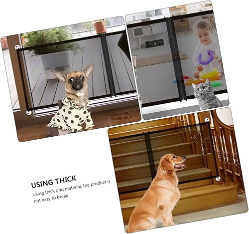 Miniatura 5 de 1 juego de recinto plegable para la casa estilo para proporcionar puertas de malla, ganchos de seguridad para mascotas, escaleras, gancho de