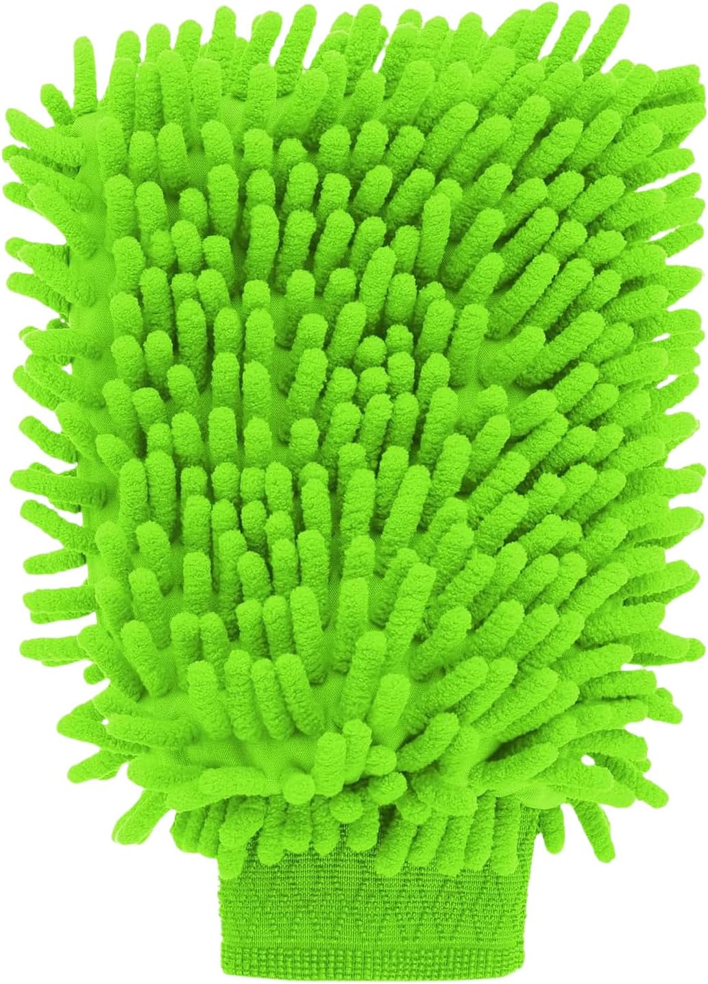 Premium Chenille Car Wash Mitt - Ultra-Soft, Scratch-Free, and Lint-Free Microfiber Mitt for Superior Car Wash Kit, Car Detailing, and Car Cleaning Supplies (2)