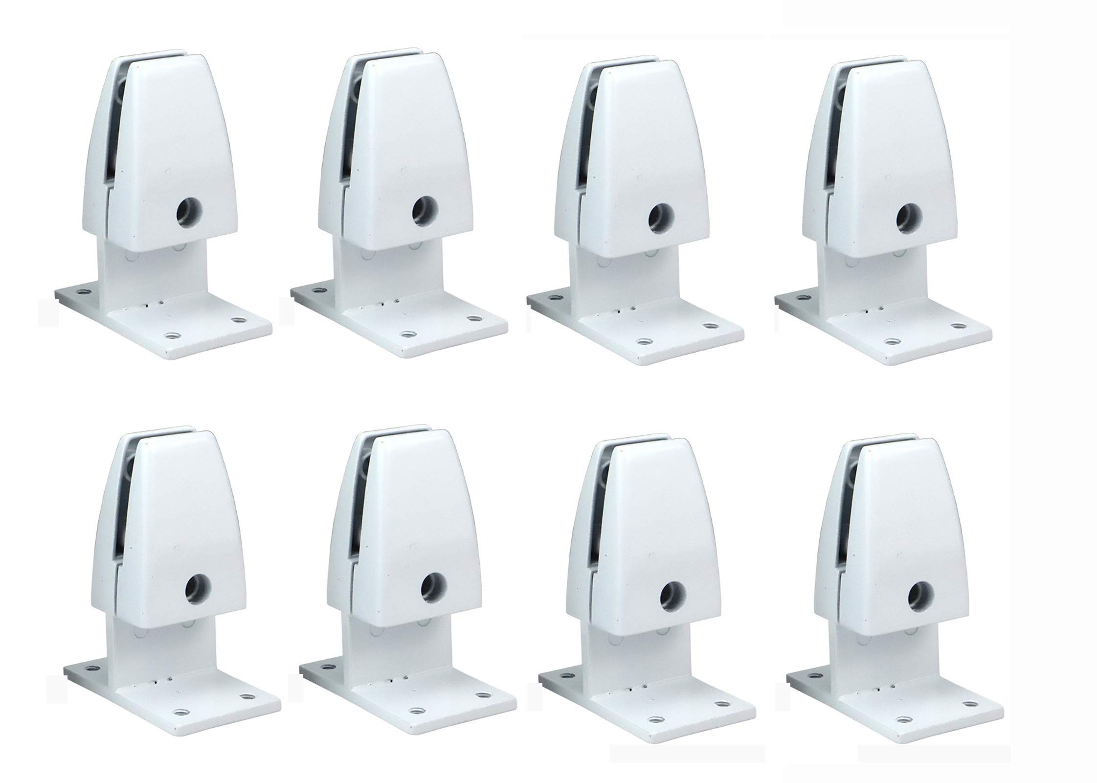YF@ASD 8 Pieces Partition Brackets,Aluminium Alloy Shelf Clip Clamp Holder,T Shape Office Desk Partition Support Bracket,Partition Clamps For Desktop,Sneeze Guard Bracket Clip Sand White