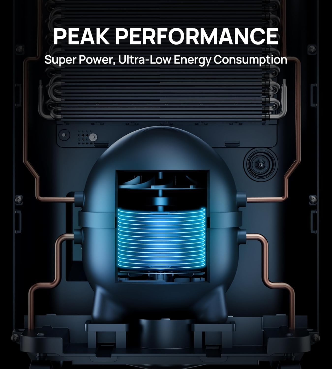 80 Pint Dehumidifier for Basement & Home up to 5500 sq.ft, Smart Humidity Control, Auto Defrost, Quiet Sleep Mode, Drain Hose Included, 3 Modes & 24H Timer 6