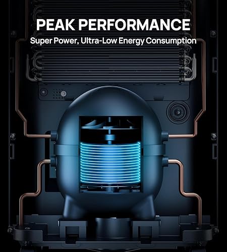 Miniatura 5 de Deshumidificador de 5500 pies cuadrados para sótano con manguera de drenaje, 80 pintas, deshumidificadores VEAGASO para el hogar, habitación grande,