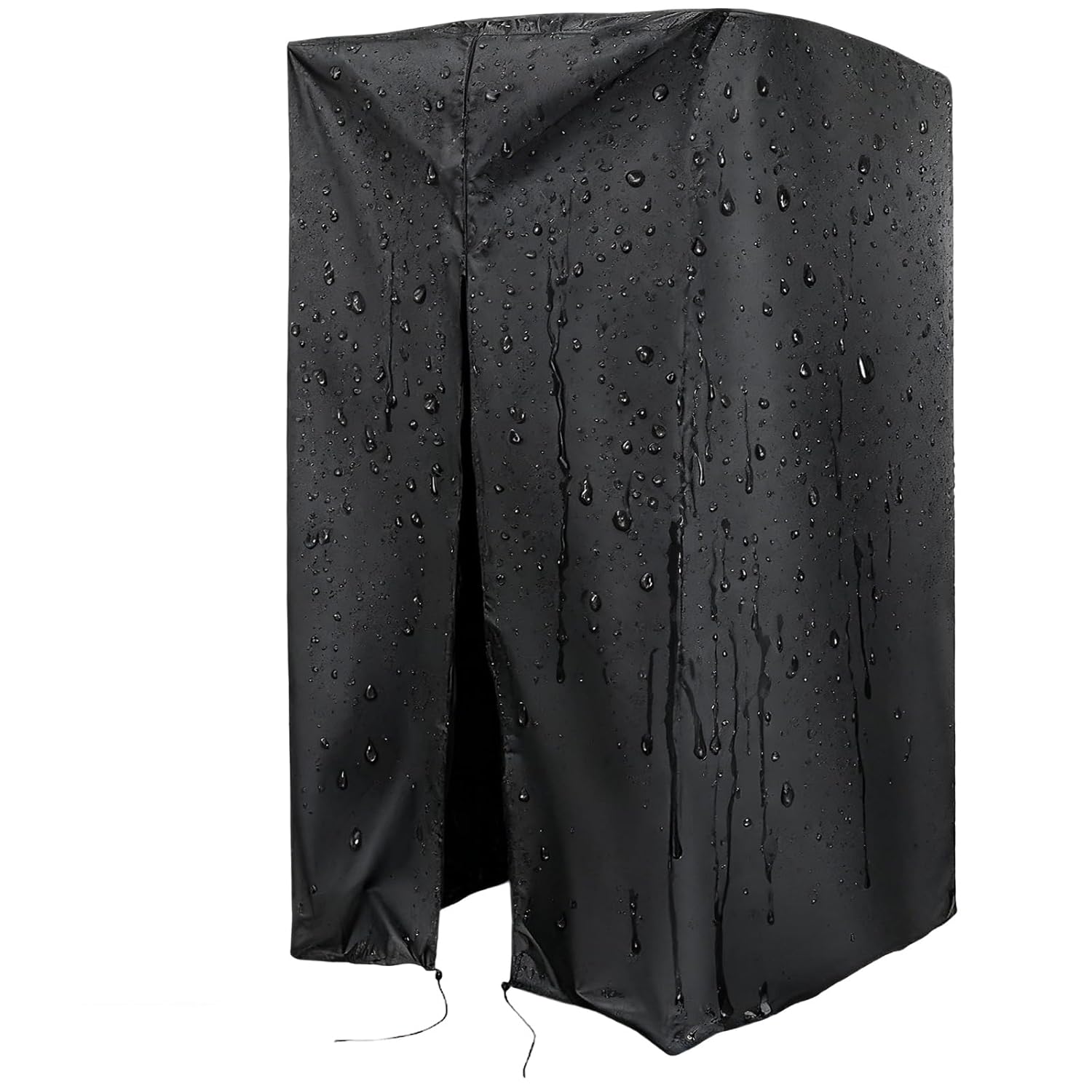 Pull Up Bar Station Cover, 42 x 40 x 64 in Power Tower Cover with Drawstring, 210D Oxford Cloth Waterproof Dustproof Outdoor Cover, Black