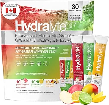 HydraLyte Electrolyte Powder, Low Sugar Electrolyte Packets Designed ...