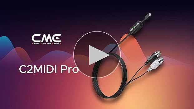 Amazon.com: CME C2MIDI Pro - Dual-Purpose USB-C MIDI Cable with