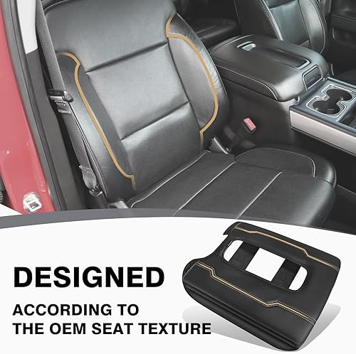 Miniatura 366 de Muslogy Funda de consola central compatible con Honda Pilot 2023 2024 2025, 2024 2025 2026 Ridgeline/Passport Accesorios para apoyabrazos, tapa