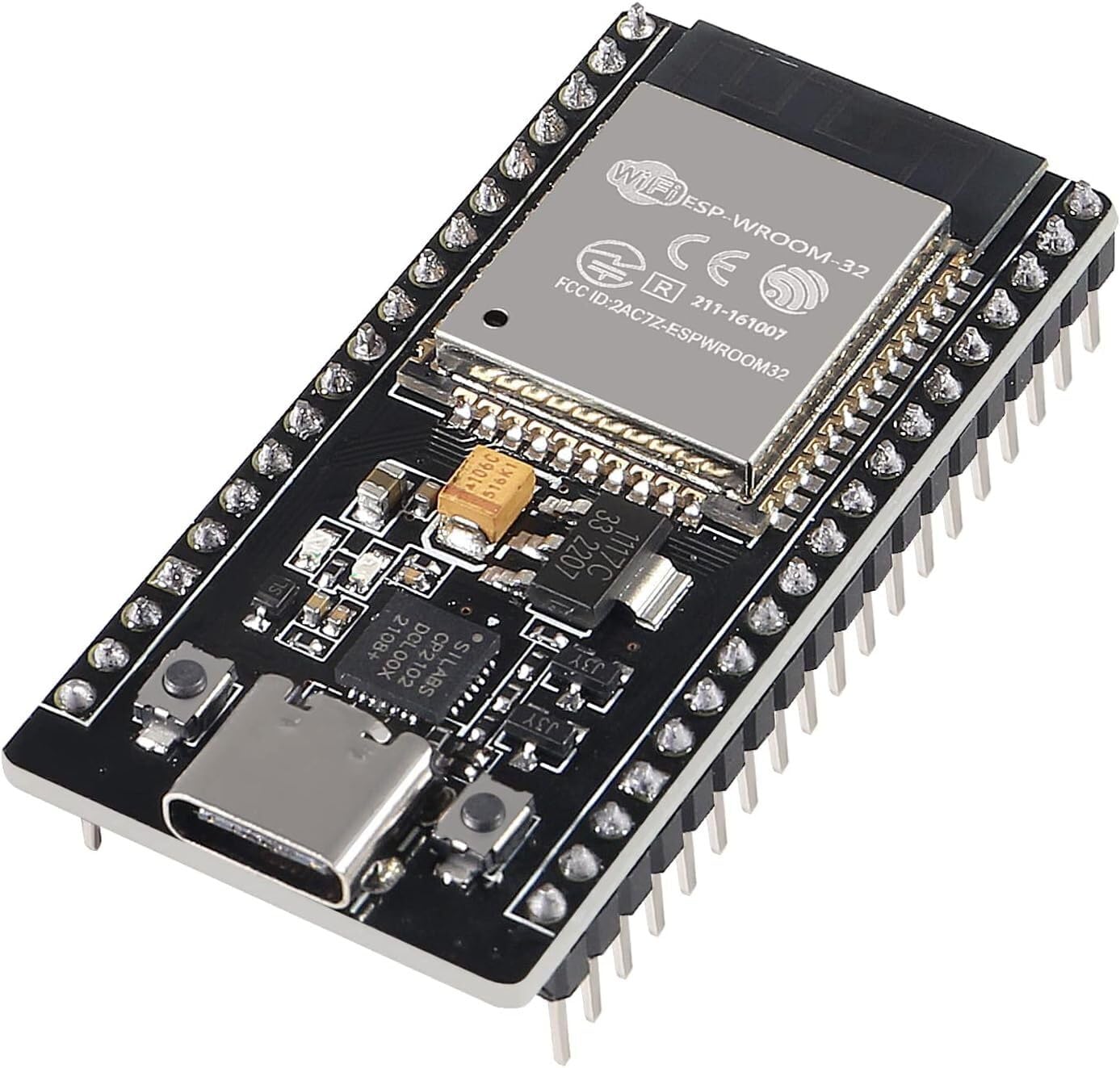 OceanLabz ESP32 WROOM-32 C Type CP2102 USB Dual Core WiFi + Bluetooth 38 Pins | Pre-Loaded with Tested Code | (B0CYH3B893) Amazon Price History, Amazon Price Tracker