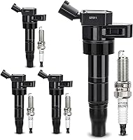 Vista 18 de Bobina de encendido UF669 y bujía de iridio doble 1675 compatible con Chevy Cruze Sonic Trax Volt Buick Encore Cadillac ELR D521C y PFR7S8EG