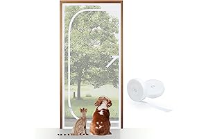 Reinforced Pet Mesh Screen Door