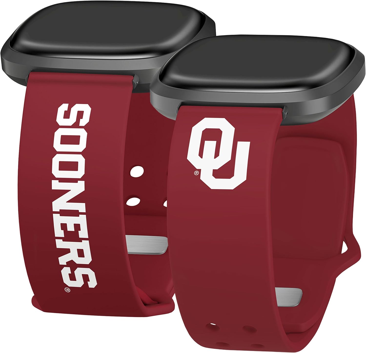 Affinity Bands Oklahoma Sooners HD Watch Band Compatible with Fitbit Versa 3 & Sense 1