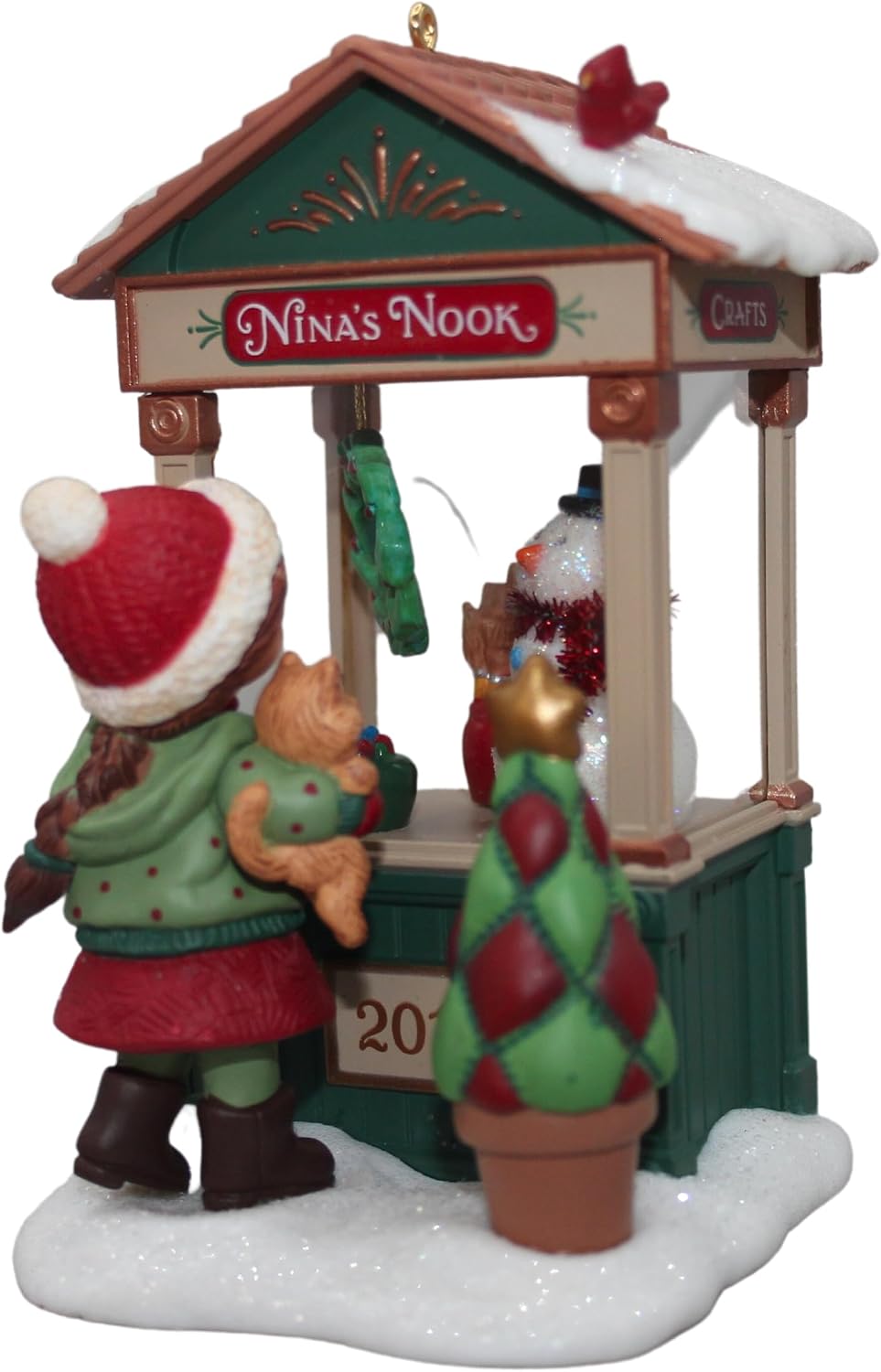 Hallmark QXC5076 Christmas Window 12th 2014 Keepsake Club Ornament