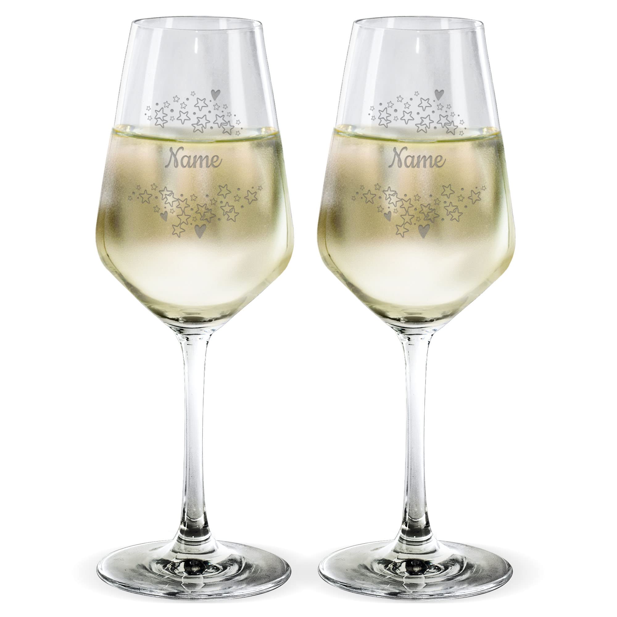 Personalisiertes Weißweinglas Mit Gravur – Geschenk Für Uroma, Geburtstag, Weihnachten