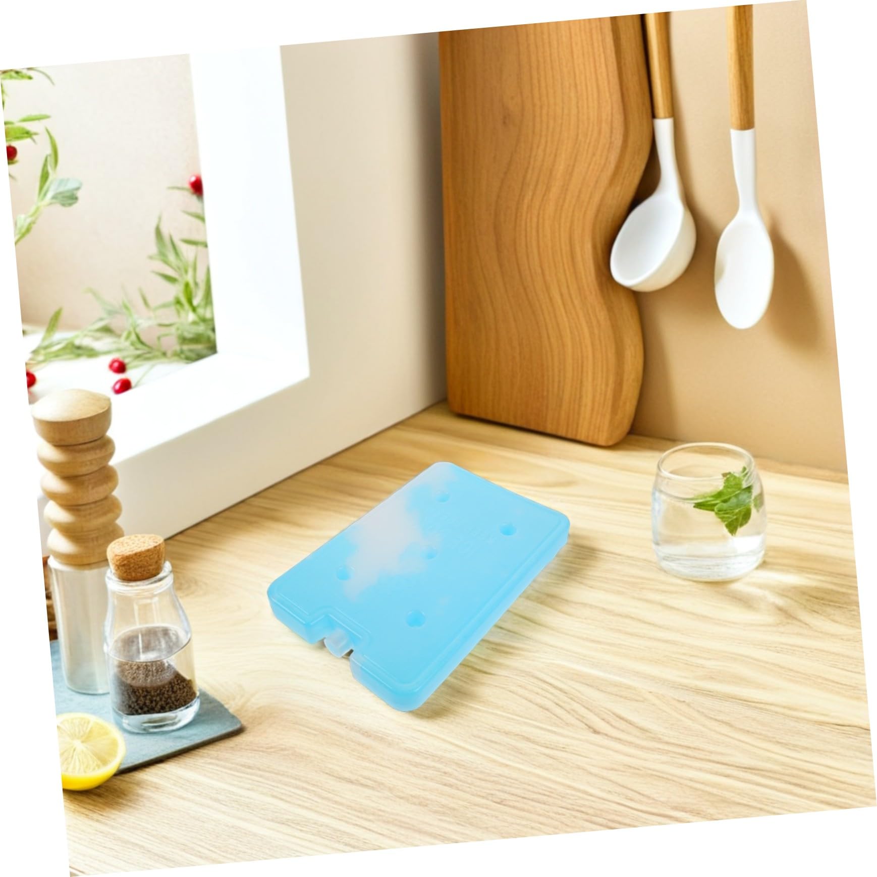 Gatuida Pack Glace Réutilisable Glaçons Réfrigérants Étanches Capacité pour Glacière et Refroidissement Rapide et Isolation Thermique