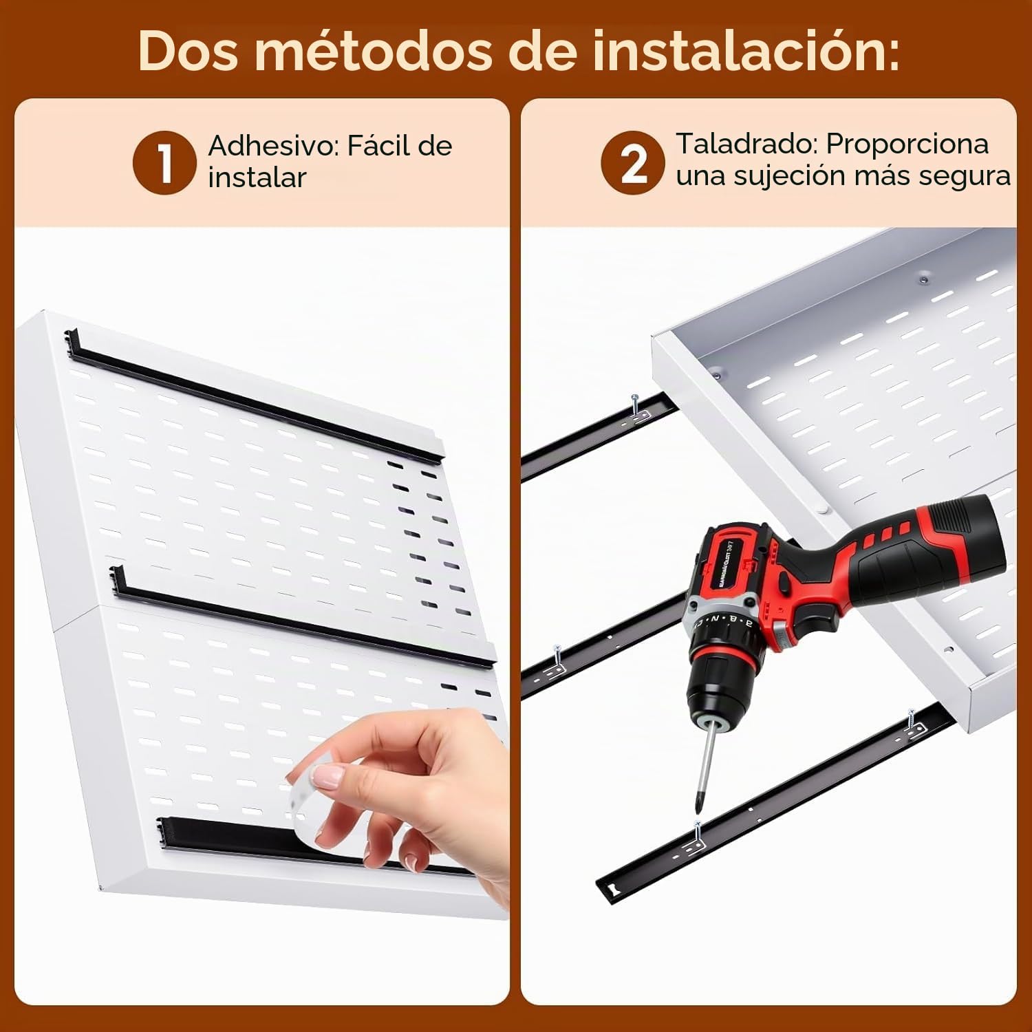 Bandejas Extraibles Armarios Cocina，Paquete de 2 Cajones Extraibles para Cocina， Bandeja Armario Telescópico Adhesivos，Cajones Deslizables y Estantes para la Despensa, Ancho Ajustable de 43.5 a 68 CM