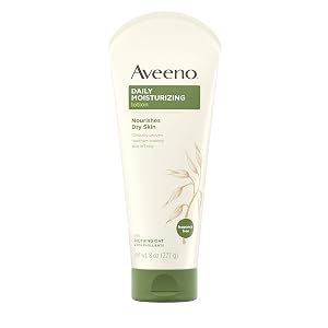 Aveeno Daily Moisturizing Body Lotion with Soothing Oat and Rich Emollients to Nourish Dry Skin Fragrance-Free 8 fl