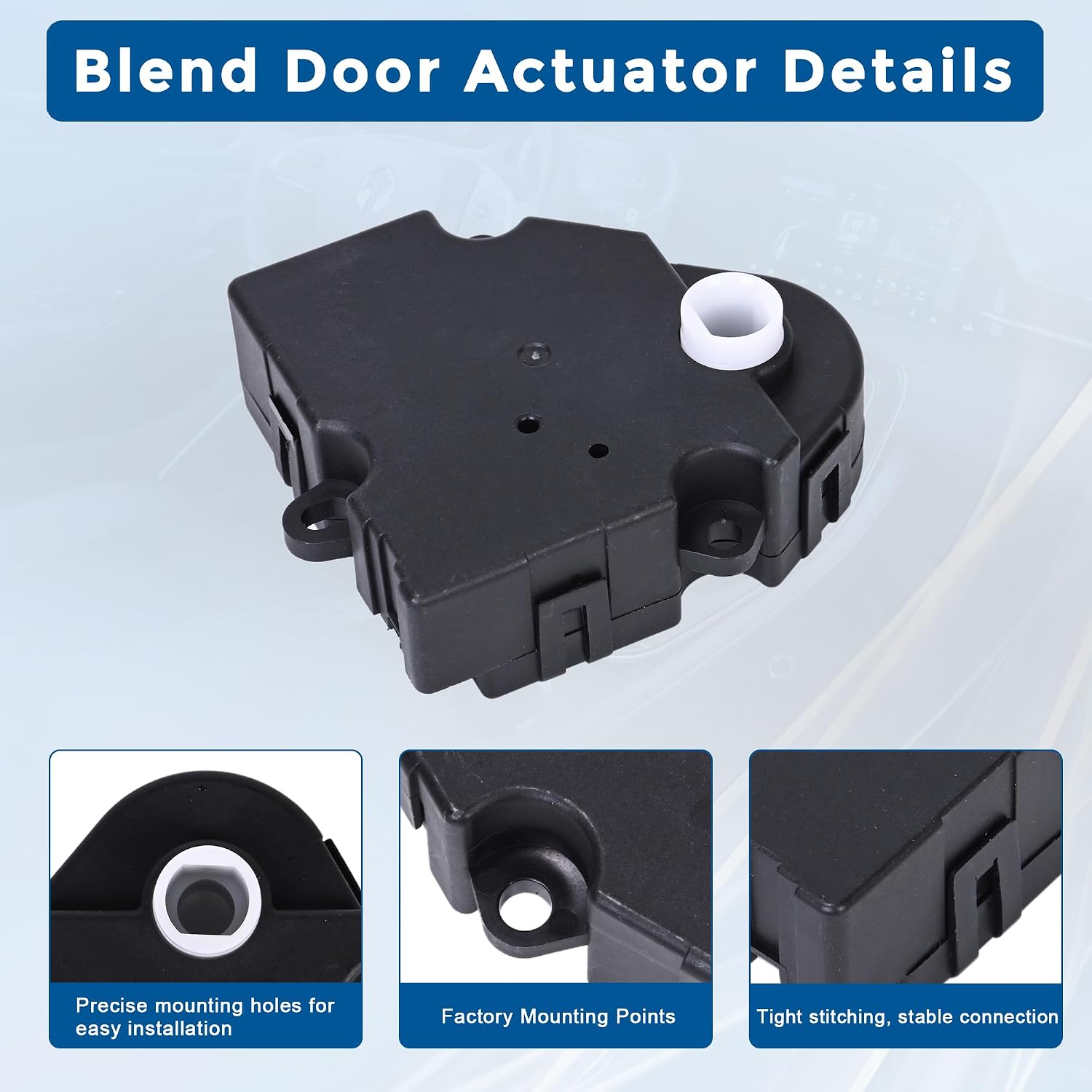 RLP HVAC Heater Air Blend Door Actuator Replaces 604-990 Fit for Chevy GMC