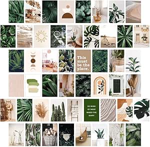 Iyoimono Wand Collage Kit - 50 Bilder Schwarz Lila 10,2x15,2cm