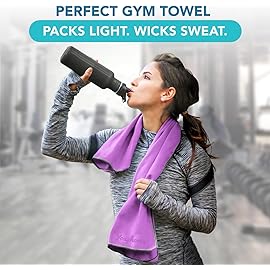 Youphoria Microfiber Travel Towel Fast Drying Lightweight - Quick Dry Towel for Camping, Beach, Backpacking, Hiking, & Sport