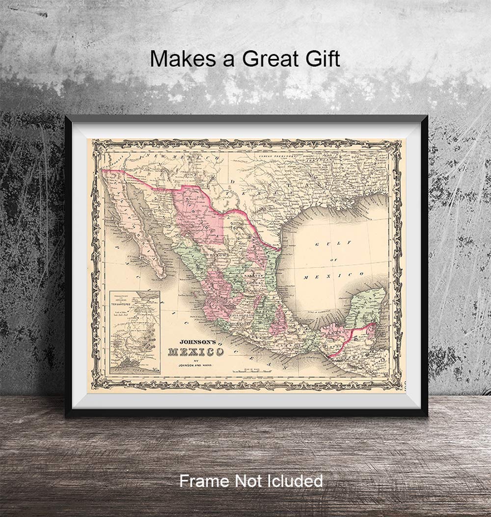 Buy Mexican Wall Art Mexican Wall Decor Mexico Map Mexican Gifts