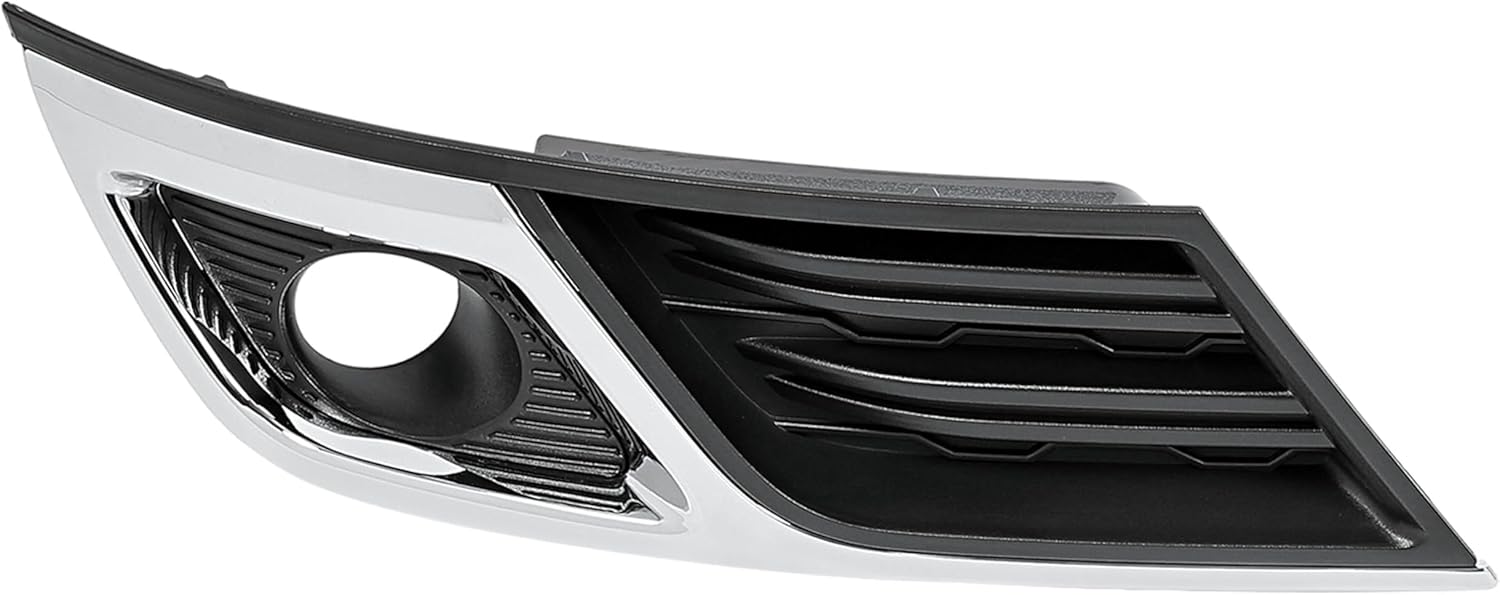 HECASA Right Fog Light Bezel Compatible with 2013-2017 Chevy Chevrolet Traverse Replacement for GM1039148 20988620 Front Bumper Driving Fog Lamps Cover Trim - Passenger Side