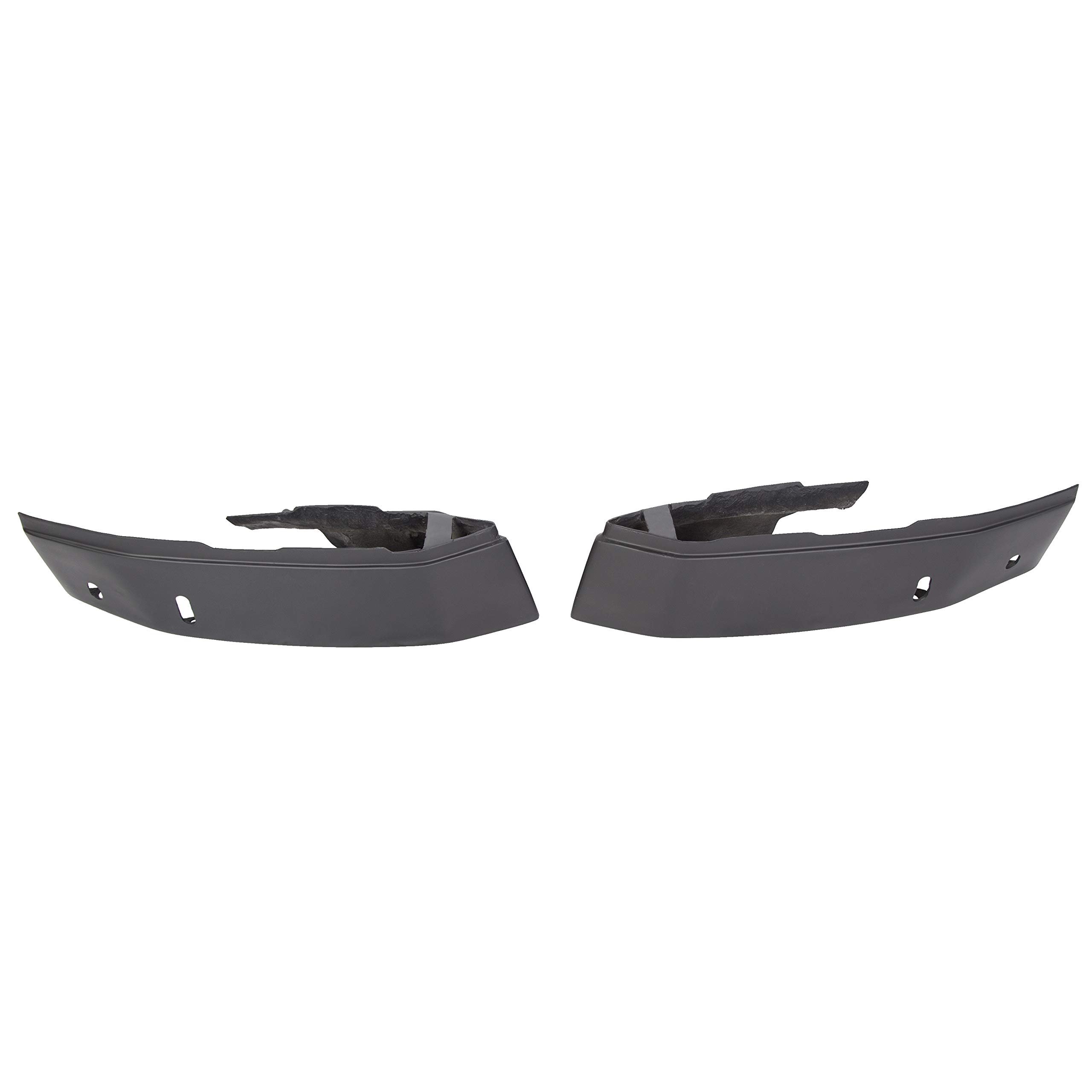 Black Rear 1/4 Panel Fillers 2Pcs Compatible with 1990-1992 Cadillac Fleetwood Brougham/Coupe Devill
