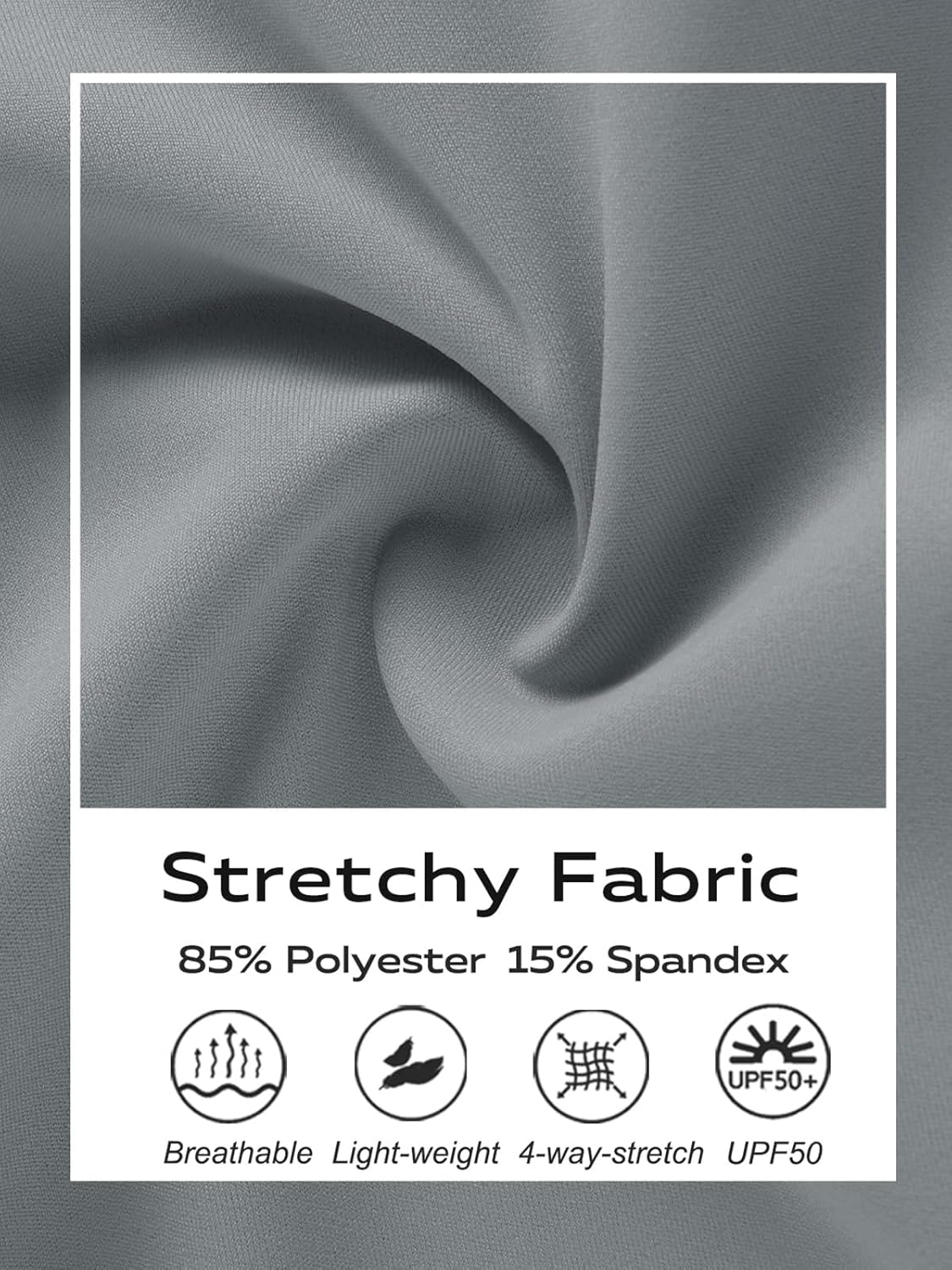 DEVOROPA Youth Boys Golf Shorts Stretch School Uniform Clothes Kids Flat Front Dress Chino Hybrid Twill Casual Shorts Pockets - Image 5