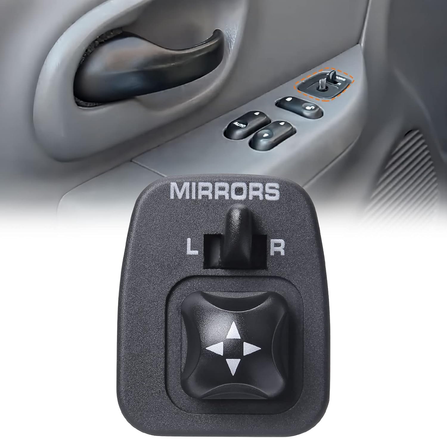 Mirror Control Switch Compatible with F150 F250 F350 Mirror Switch, 901-319 F65Z17B676AB