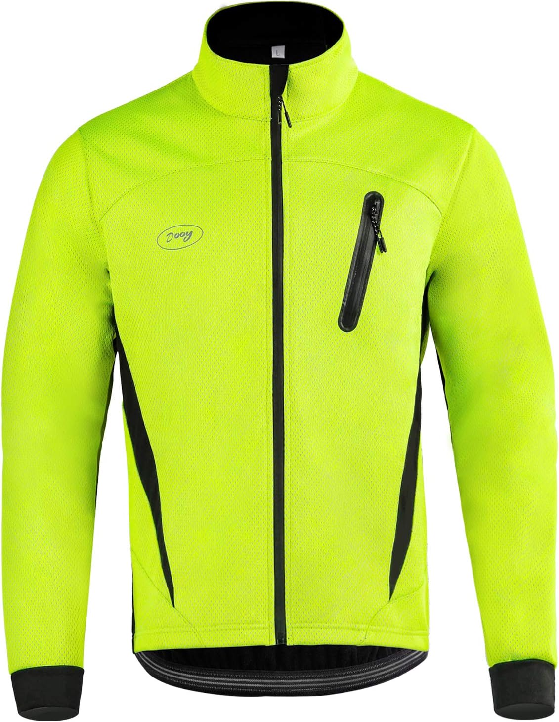 Winter Warm UP Thermal Cycling Jacket Windproof Waterproof Mens Running Mountain Biking Softshell Coat