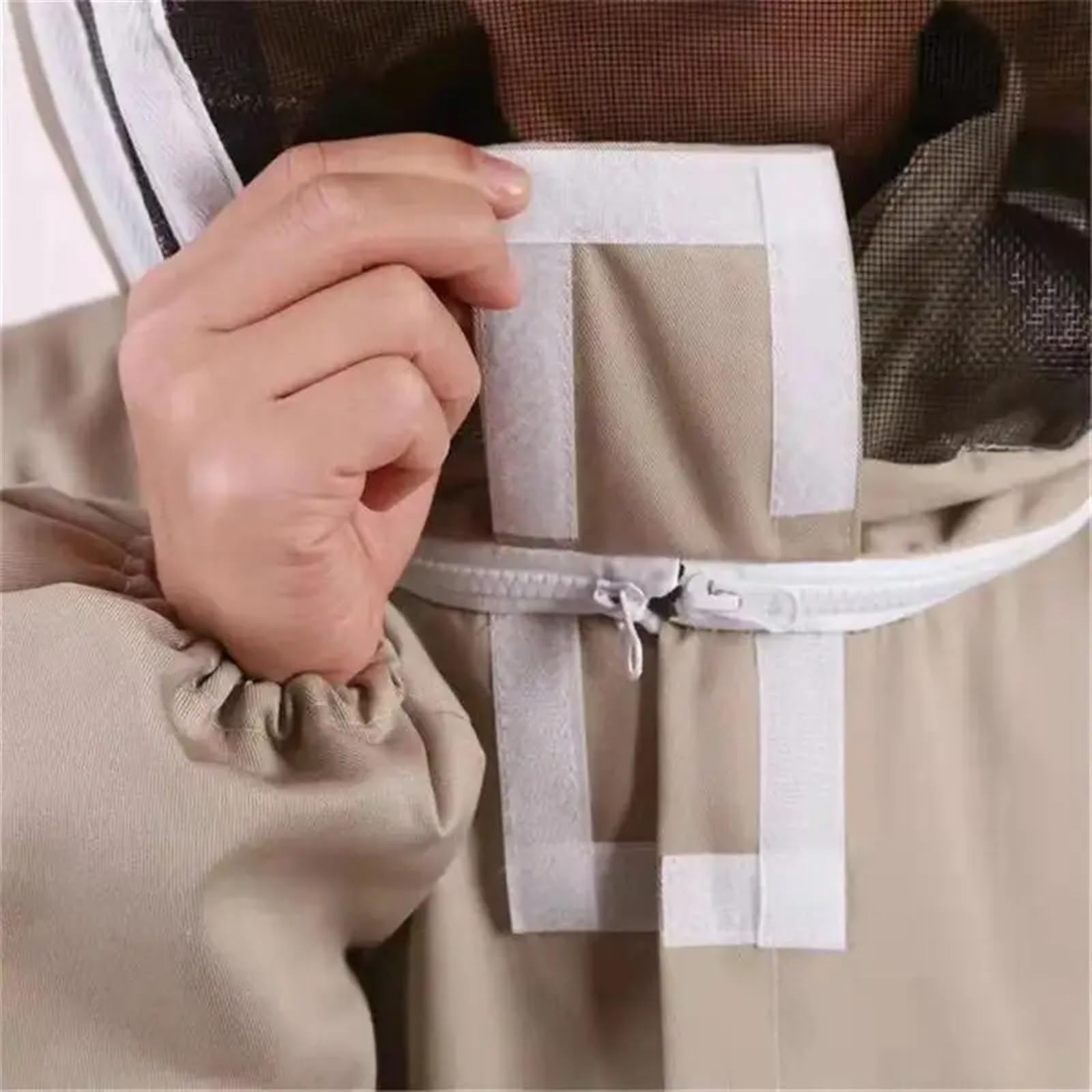Tuta Apicoltore Indumenti protettivi professionali Apicoltura Equipaggiamento protettivo Apicultura Abbigliamento Costume da apicoltore Velo Cappuccio Cappello Anti-ape(Protective Clothing,XXL)