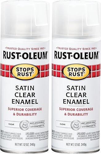 Vista 84 de Rust-Oleum 7776830 - Pintura en aerosol para prevención del óxido, 12 onzas, negro plano